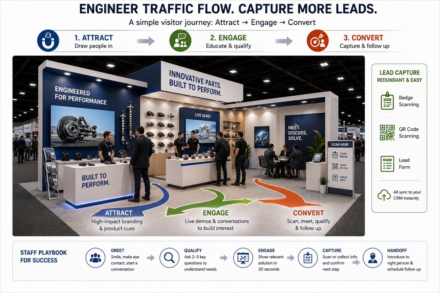AAPEX booth design traffic flow plan